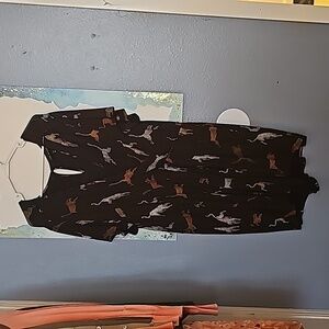 Brown jumper with cheetah design, Lane Bryant,